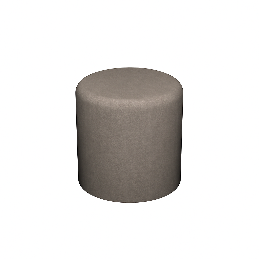 Круглий пуф на каркасі, тканина, ЛЕЛЕКА, 450х450х450 мм.